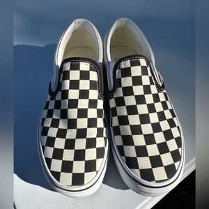 Vans Checkered Slip Ons